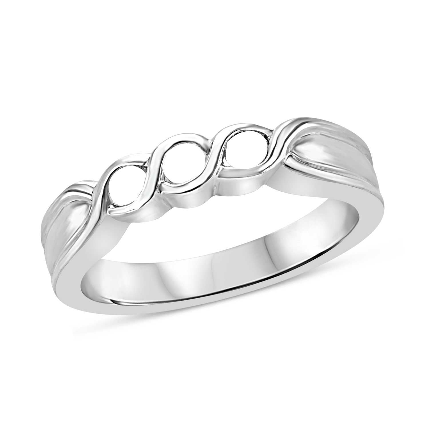 Mother s Birthstone Twist Ring 3 7 Stones Zales