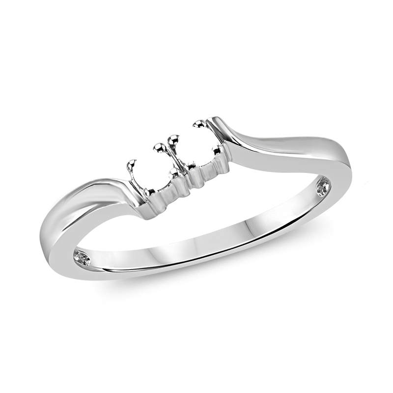 Couple s Birthstone Bypass Ring 2 Stones Zales