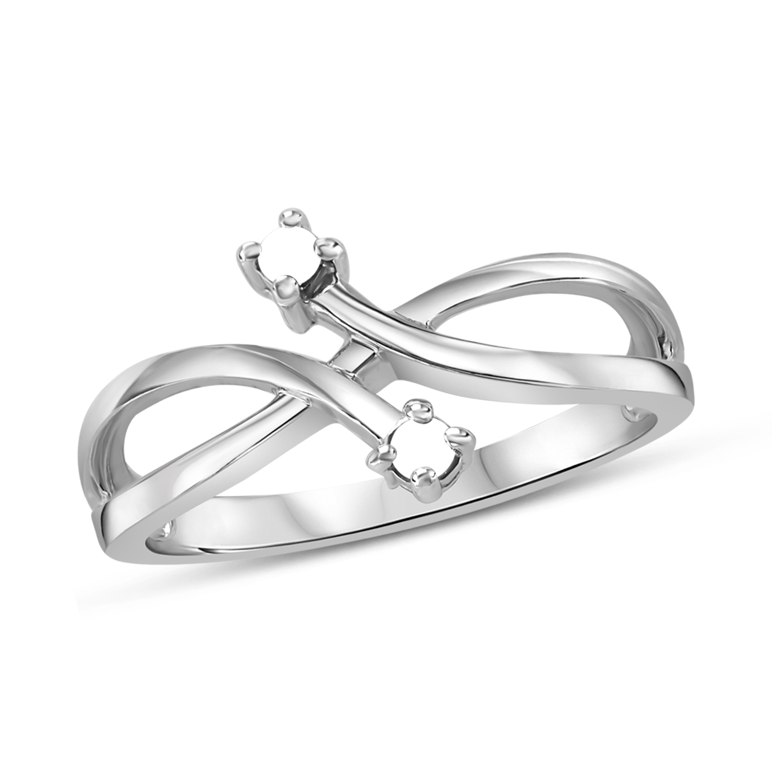 Mother s Birthstone Orbit Bypass Ring 2 Stones Zales