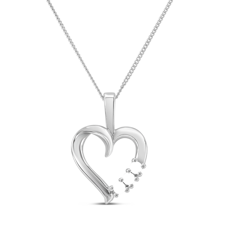 Amazon.com: Gem Stone King 925 Sterling Silver Customized and Personalized 3 -Stones Heart Shape Gemstone Birthstone Mothers Pendant Necklace For Women  with 18 Inch Chain : Clothing, Shoes & Jewelry