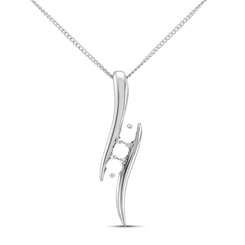 Birthstone necklace for online mom 3 stones