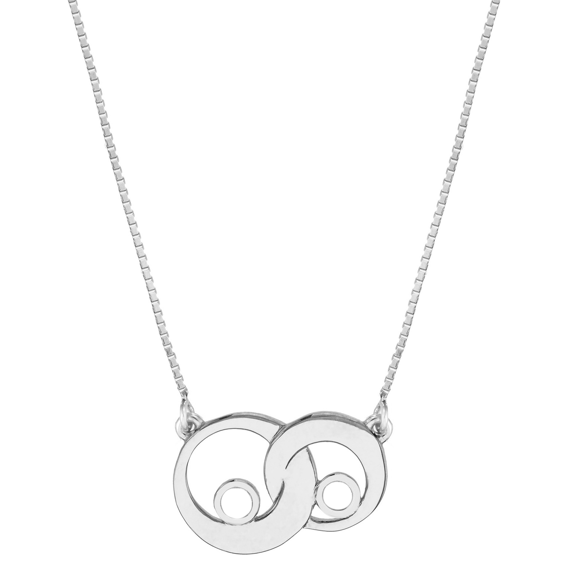 Gemstone Interlocking Circles Necklace 2 5 Stones Zales